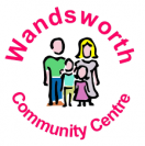 Wandsworth Community Centre Logo with family
